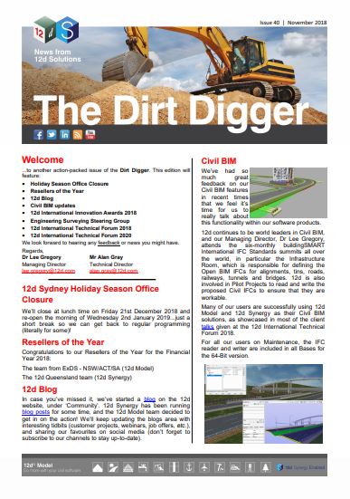Dirt Digger Newsletter